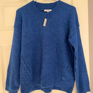 MADEWELL XS blue sweater. NWT